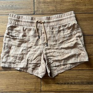 Athleta Cabo Linen Textured 4” Short